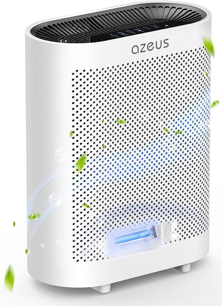 AZEUS True HEPA Air Purifier | for Home Extra Large Room, Office or Commercial Space | Filter Pollen, Smoke, Dust, Pet Dander | Auto Mode | Air Quality Sensor | Night Light