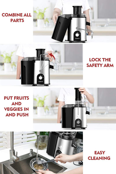Juicer with Germany-Made 163 Chopping Blades