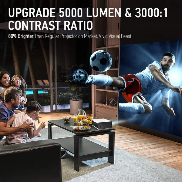 Mini Projector with 5000 Lux, 1080P (RD-822)